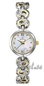 Bulova Diamonds Ladies Two Tone MOP Dial