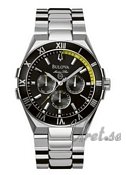 Bulova Marine Star Chronograph Black Dial