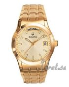 Bulova Bracelet Gold Tone Gold Dial