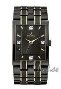 Bulova Diamonds Two Tone Black Dial