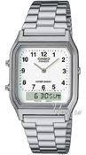 Casio Hvit/St�l 38.8x27.8 mm