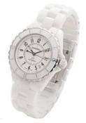 Chanel J12 Cheramic White Dial