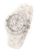 Chanel J12 Chronograph Cheramic White Dial