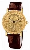 Corum Coin Watch Yellow Gold Gold Dial