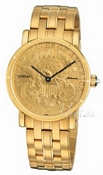 Corum Coin Watch Yellow Gold Gold Dial