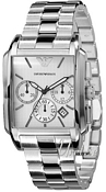 Emporio Armani Classic Hvit/St�l 37x35.6 mm