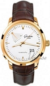 Glash�tte Original Senator Auf Und Ab Rose Gold Silver Dial