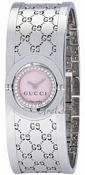 Gucci Twirl Small Steel MOP, Pink Dial
