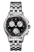 Hamilton Khaki Aviation Chrono Quartz Sort/St�l �34 mm