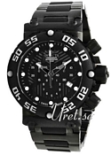 Invicta Subaqua Nitro Diver Chronograph Sort/St�l �50 mm