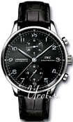 IWC Portuguese Chronograph Black Dial