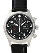IWC Pilots Classic Black Dial Leather