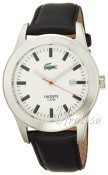 Lacoste White Dial Leather