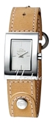 Lacoste Club Ivory Dial Tan Leather