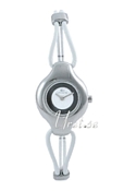 Lacoste Club Oval White Dial White Leather
