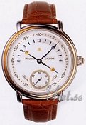 Maurice Lacroix Masterpiece Day & Night Silver Dial Croco