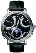 Maurice Lacroix Masterpiece Retrograde Lune Black Dial