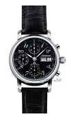 Mont Blanc Star Automatic Chronograph Steel Black Dial