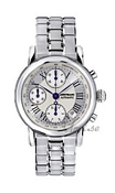 Mont Blanc Star Automatic Chronograph Steel Silver Dial