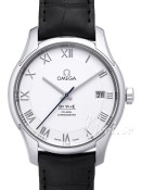 Omega De Ville Silver Dial Croco Strap