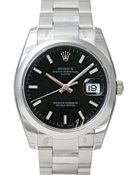 Rolex Perpetual Date Black Dial Oyster Bracelet