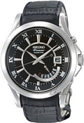 Seiko Premier Steel Black Dial