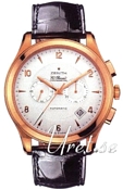 Zenith Class Grande El Primero Silver Guilloche Dial Black Leath