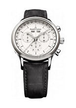 Maurice Lacroix Les Classiques Chronographe Hvit/L�r �40 mm