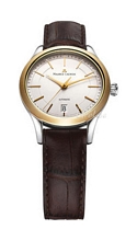 Maurice Lacroix Les Classiques Ladies Date Sølv/Lær Ø33 mm Maurice Lacroix Les Classiques Ladies Date Sølv/Lær Ø33 mm