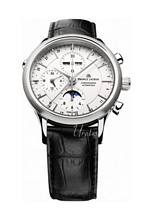 Maurice Lacroix Les Classiques Chronographe Phases De Lune Hvit/