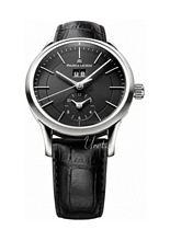 Maurice Lacroix Les Classiques Grande Date GMT Sort/L�r �40 mm
