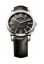 Maurice Lacroix Pontos Black Dial Leather Maurice Lacroix Pontos Black Dial Leather