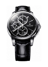 Maurice Lacroix Pontos Black Dial Leather Maurice Lacroix Pontos Black Dial Leather