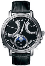 Maurice Lacroix Masterpiece Retrograde Lune Black Dial