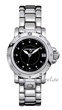 Montblanc Sport Lady Steel Black Dial Montblanc Sport Lady Steel Black Dial