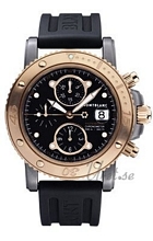 Montblanc Sport Automatic Chronograph Rose Gold/Steel Black Dia Montblanc Sport Automatic Chronograph Rose Gold/Steel Black Dia