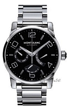 Montblanc Timewalker Automatic Power Reserve Steel Black Dial