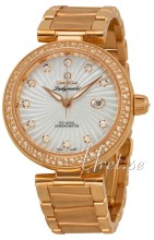 Omega Ladymatic MOP, White Dial Rose Gold Bracelet