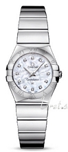 Omega Constellation Polished 24 mm Steel MOP Dial