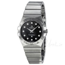 Omega Constellation Brushed 27 mm Steel Black Dial Omega Constellation Brushed 27 mm Steel Black Dial