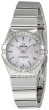 Omega Constellation Polished 24 mm Steel MOP Dial