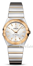 Omega Constellation Polished 27 mm Yellow Gold Steel Silver Dial Omega Constellation Polished 27 mm Yellow Gold Steel Silver Dial