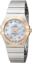 Omega Constellation Brushed 27 mm Rose Gold Steel MOP Dial Omega Constellation Brushed 27 mm Rose Gold Steel MOP Dial