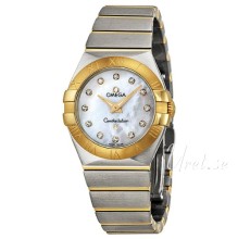 Omega Constellation Brushed 27 mm Yellow Gold Steel MOP Dial Omega Constellation Brushed 27 mm Yellow Gold Steel MOP Dial