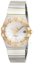 Omega Constellation Yellow Gold Steel Champagne Dial Bracelet