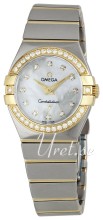 Omega Constellation Brushed 27 mm Yellow Gold Steel MOP Dial Omega Constellation Brushed 27 mm Yellow Gold Steel MOP Dial