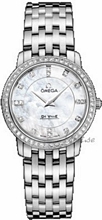 Omega De Ville Ladies Steel MOP, White Dial Omega De Ville Ladies Steel MOP, White Dial