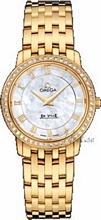 Omega De Ville Ladies Yellow Gold MOP, White Dial Omega De Ville Ladies Yellow Gold MOP, White Dial