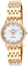 Omega De Ville Ladies Rose Gold MOP, White Dial