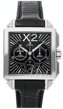 Omega De Ville X2 Black Dial Leather